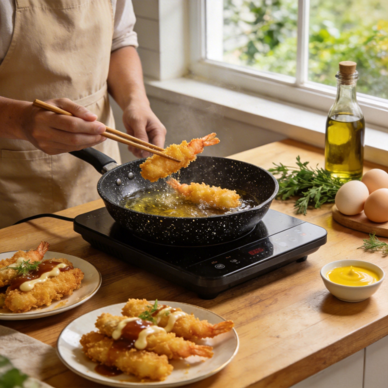 炸虾仁美食制作图片