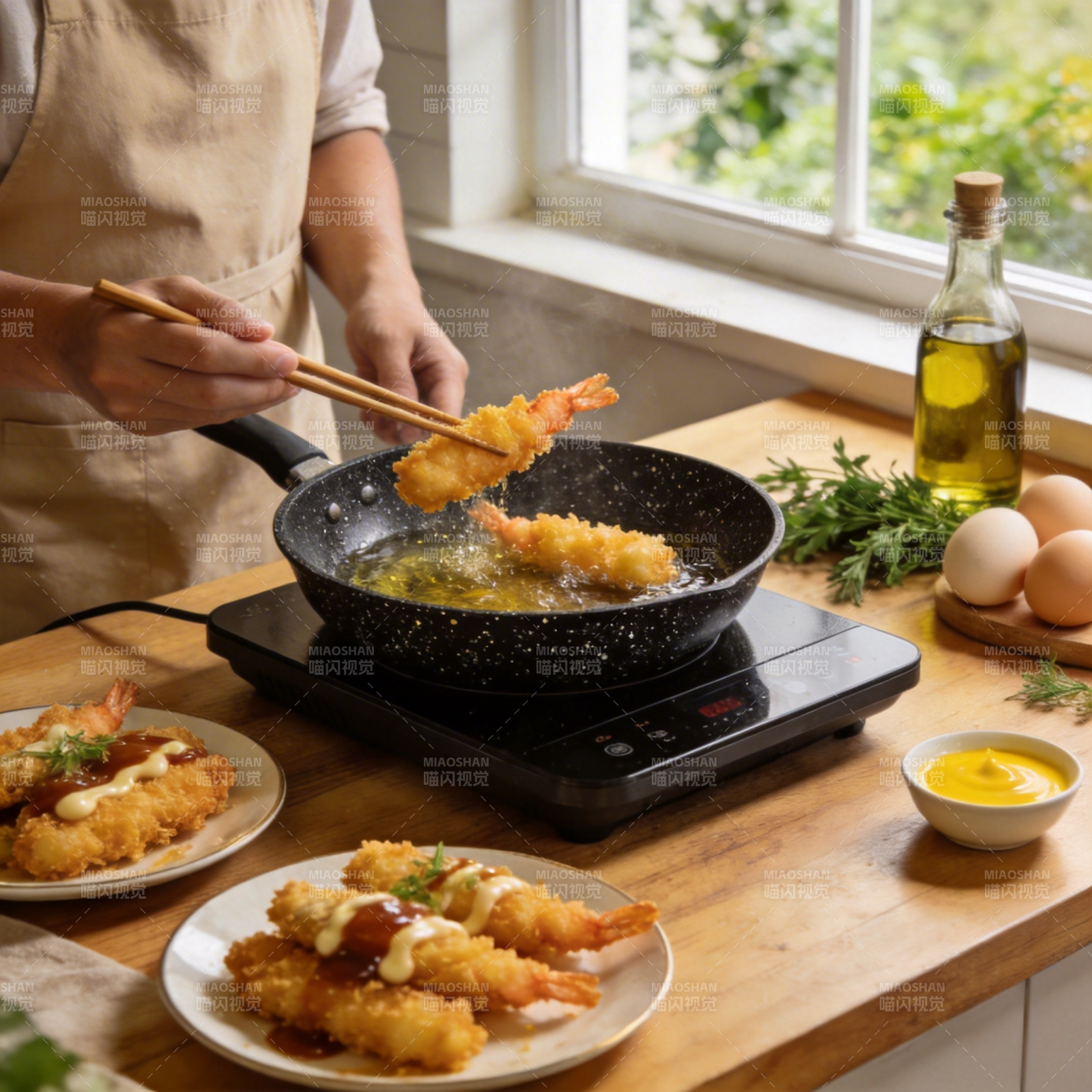 炸虾仁美食制作图片