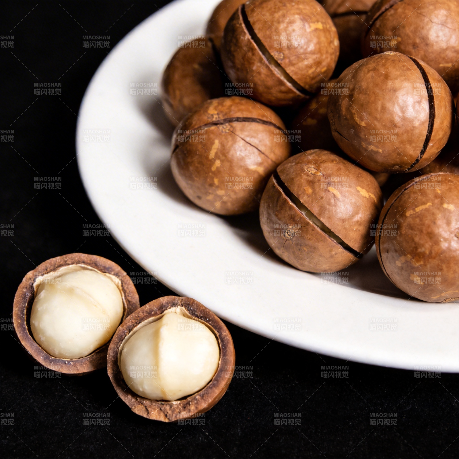 夏威夷果特写图片