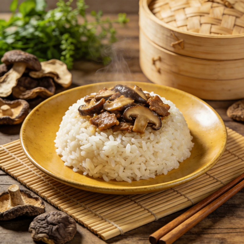 香菇蒸饭图片