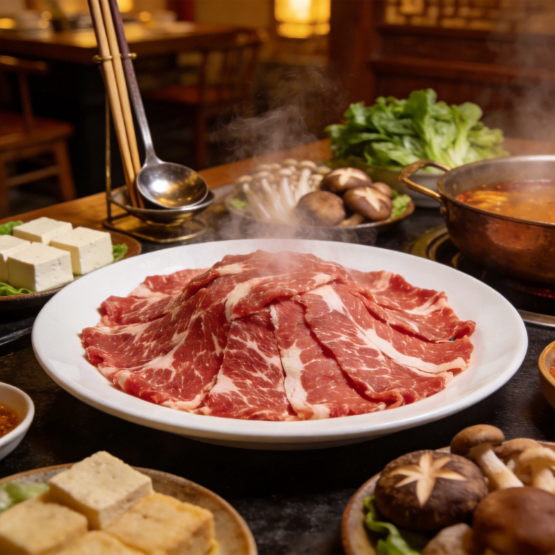 热气腾腾的火锅盛宴图片