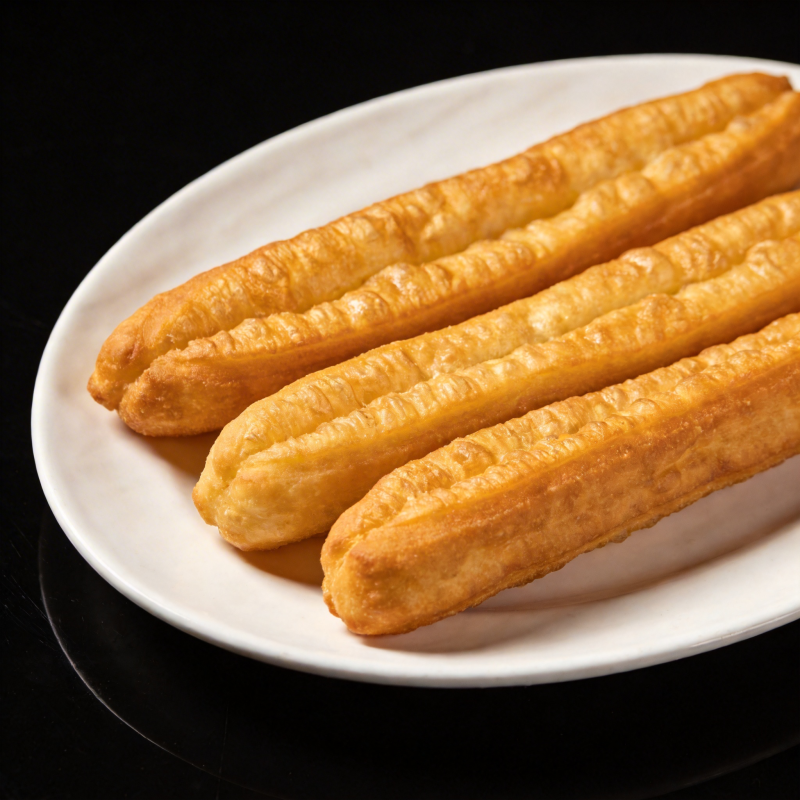 金黄酥脆油条图片
