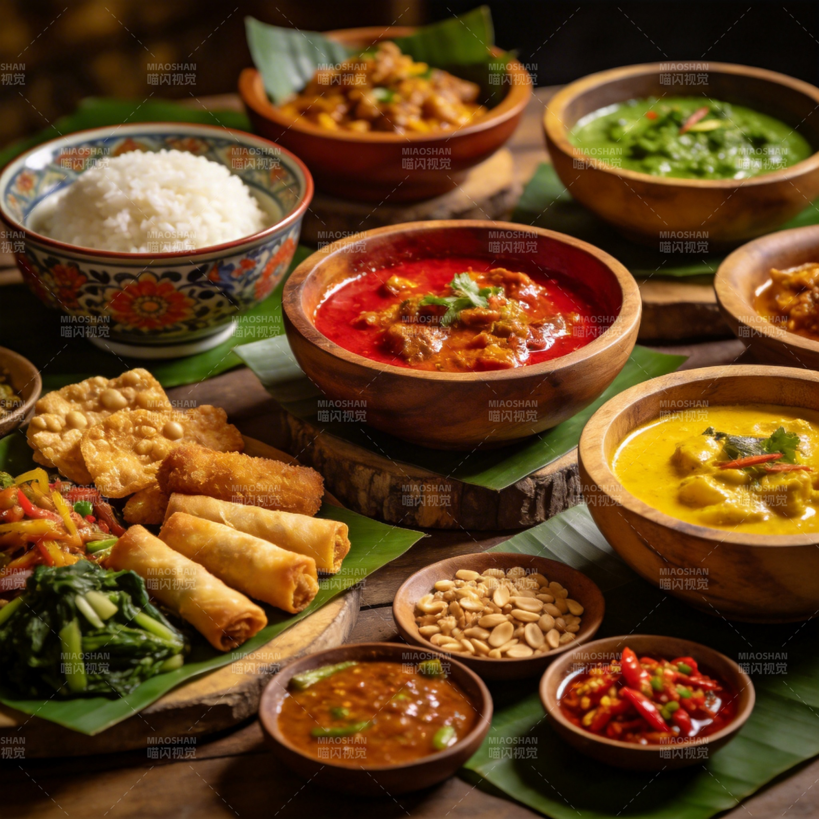 东南亚美食盛宴图片