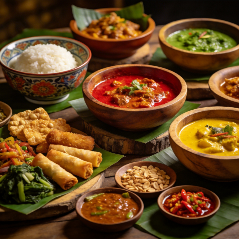 东南亚美食盛宴图片