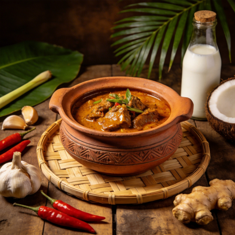 泰式椰香咖喱图片