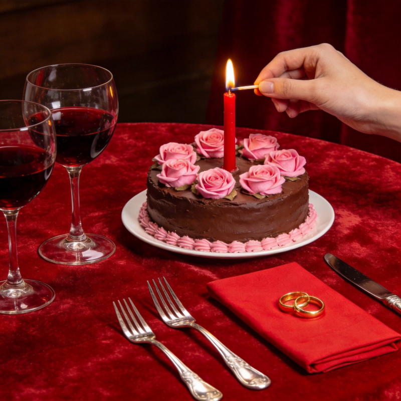 浪漫烛光晚餐图片