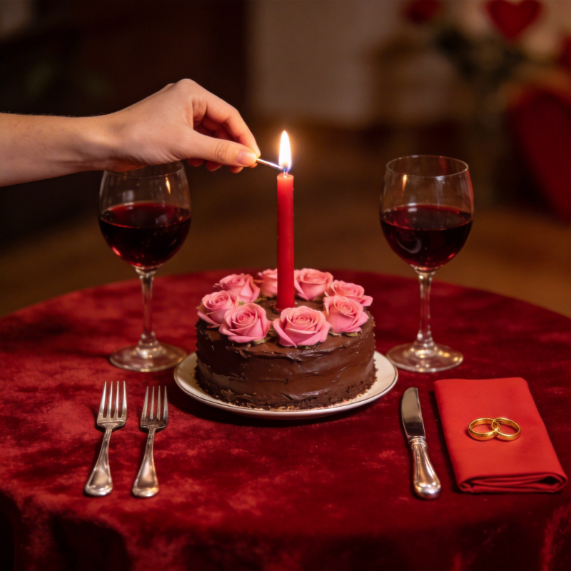 浪漫烛光晚餐图片