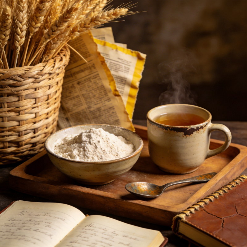 麦香茶暖 旧书相伴图片