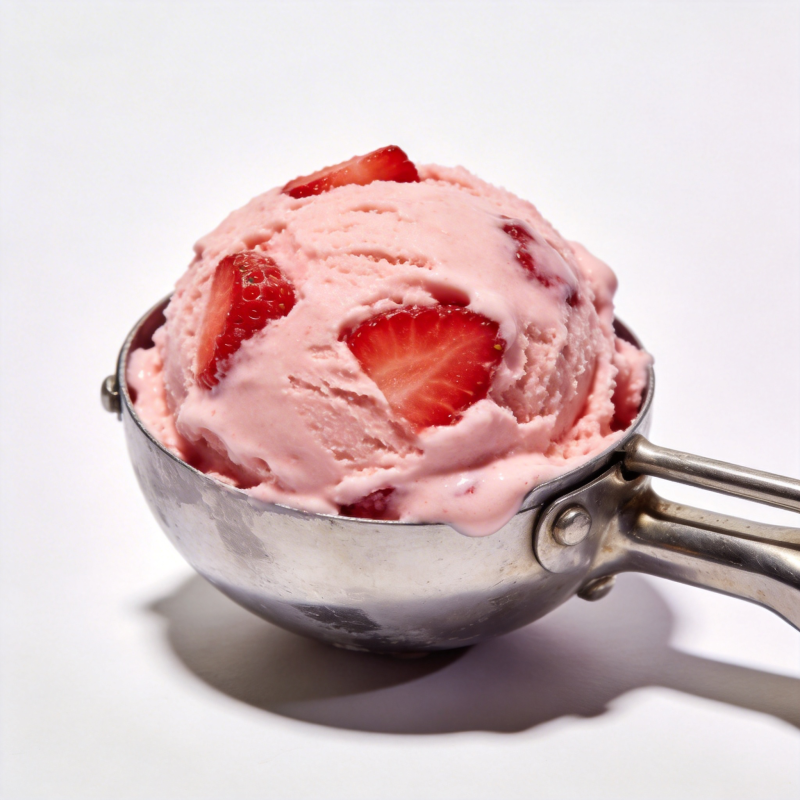 草莓冰淇淋图片