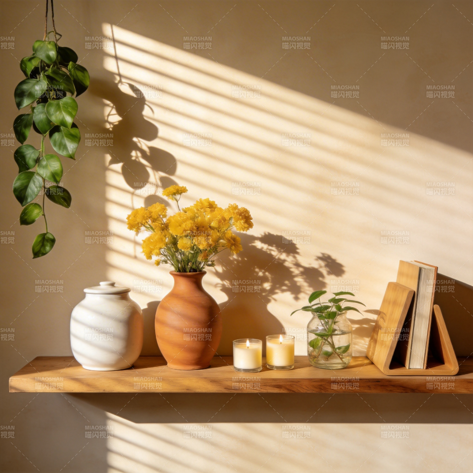 阳光下的静谧角落图片