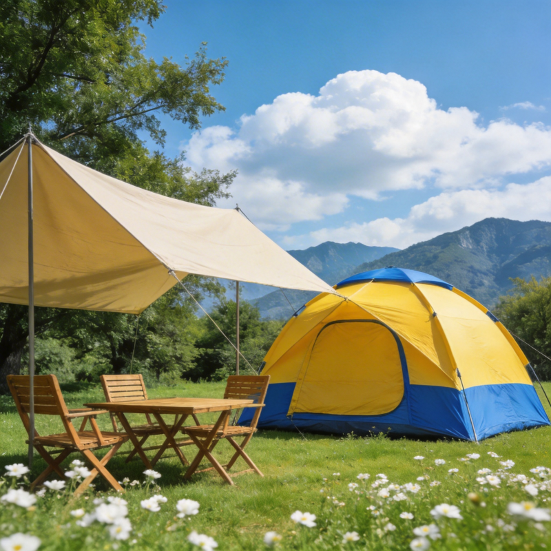 山野露营 惬意时光图片