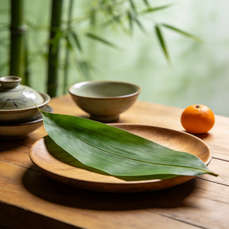 竹影茶香静谧时光图片