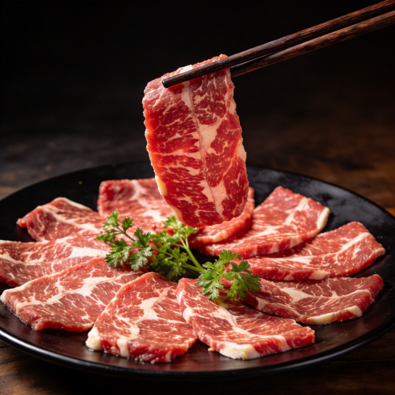 雪花牛肉 鲜嫩多汁图片