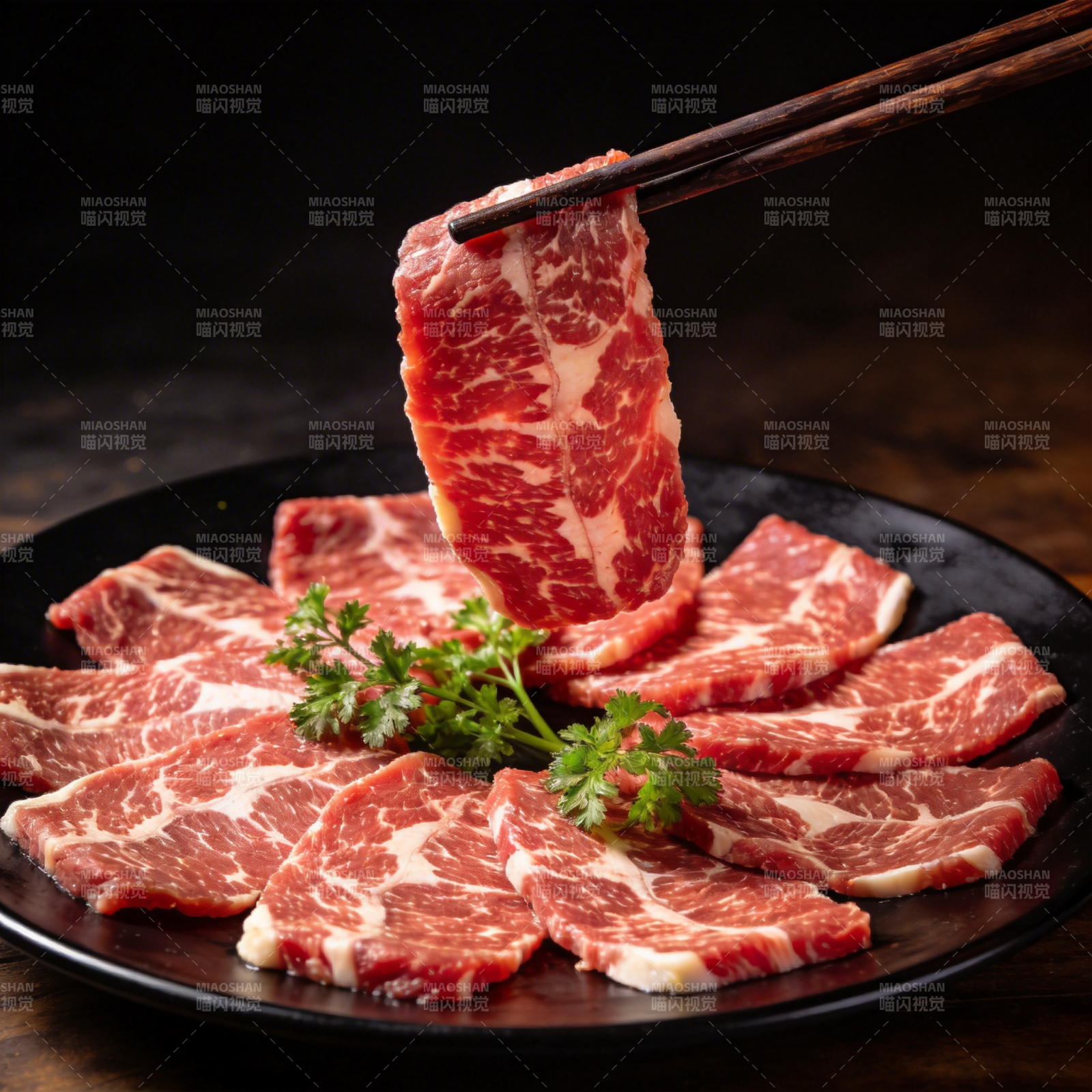 雪花牛肉 鲜嫩多汁图片