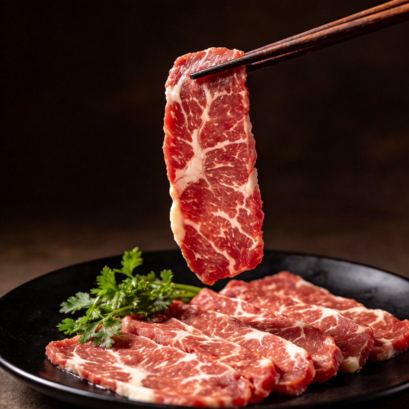 雪花牛肉 鲜嫩多汁图片