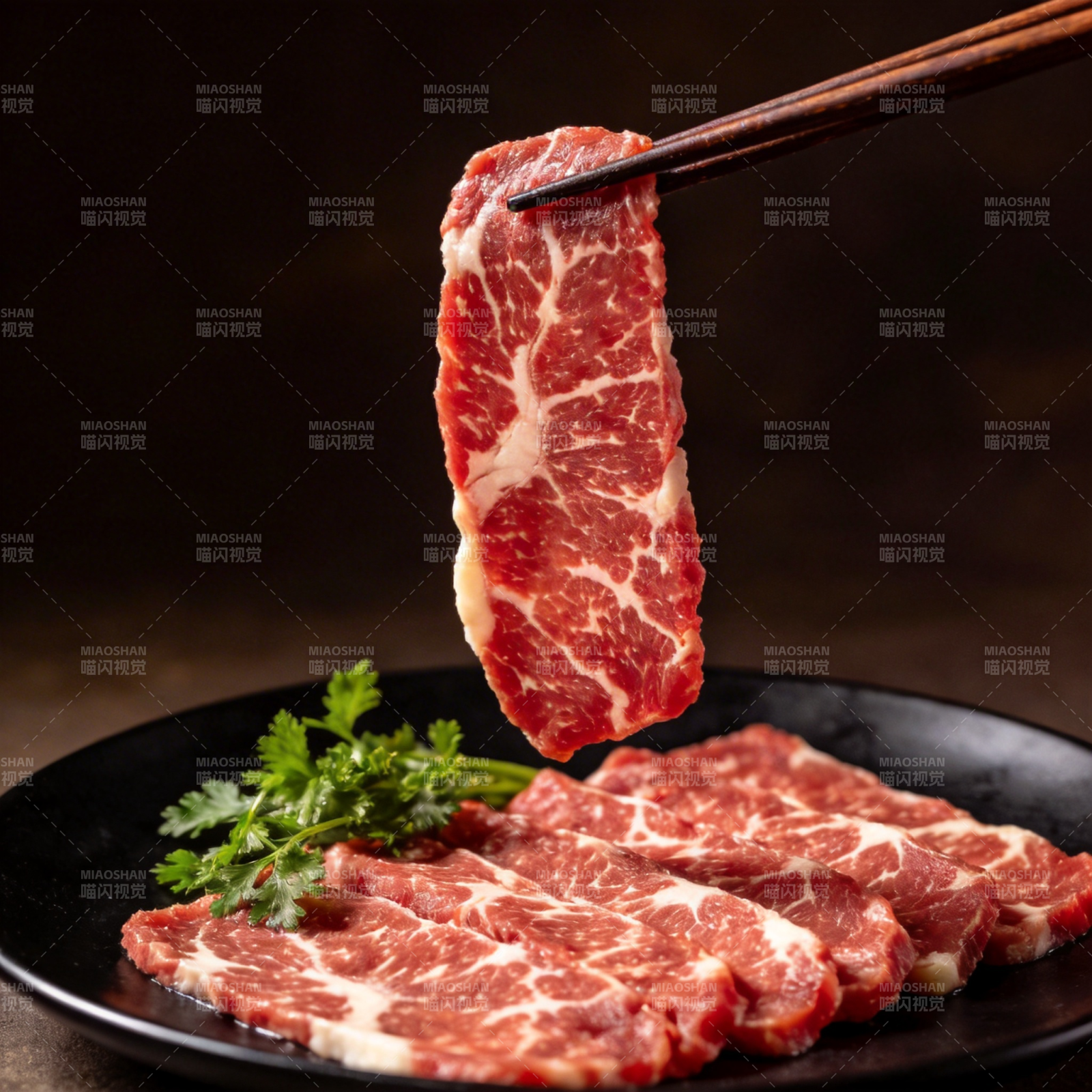 雪花牛肉 鲜嫩多汁图片