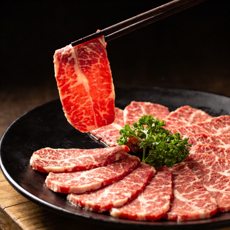 和牛刺身 精致美味图片