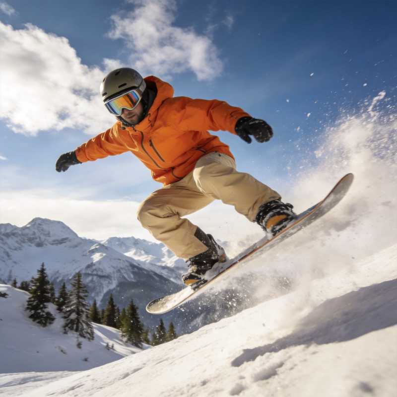 雪地飞驰 尽享滑雪乐趣图片