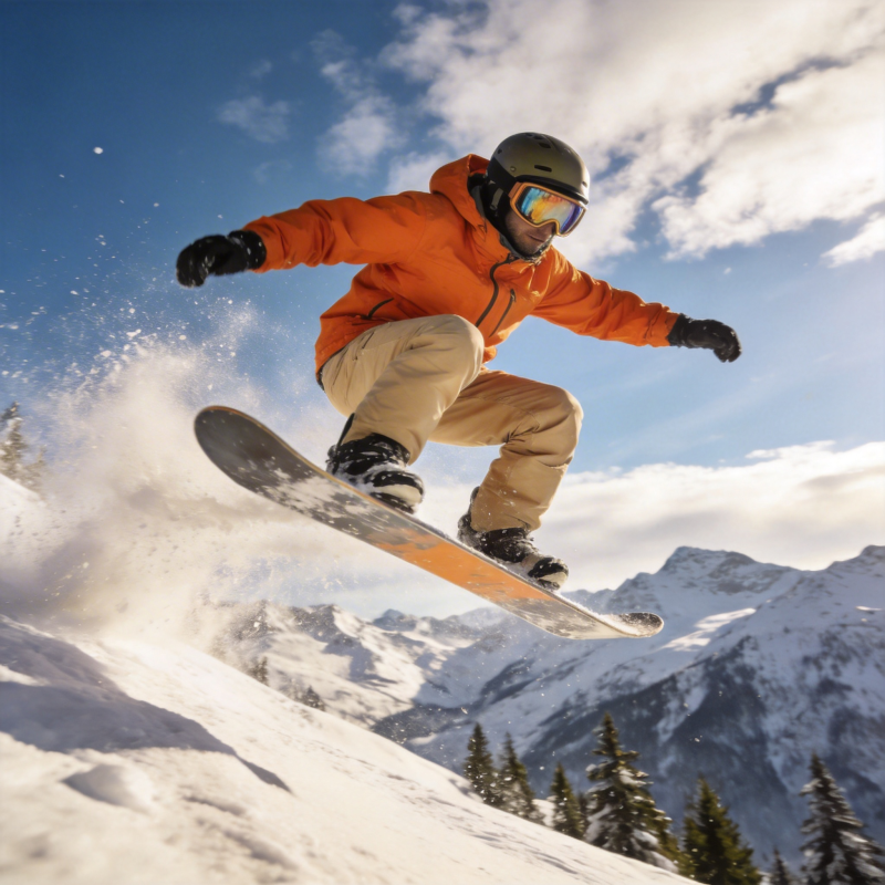雪地飞驰 尽享滑雪乐趣图片