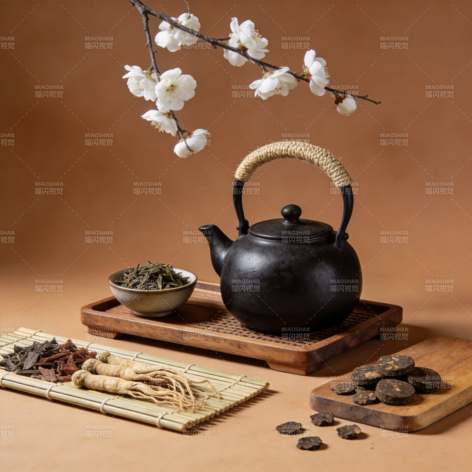 茶香四溢 春意盎然图片