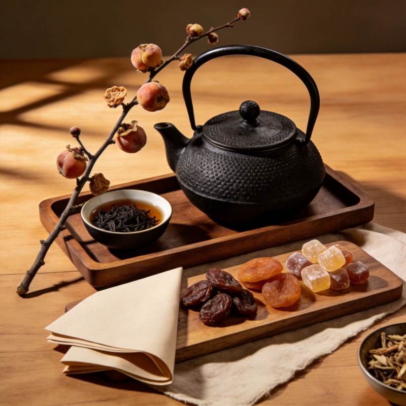 茶香果韵静谧时光图片