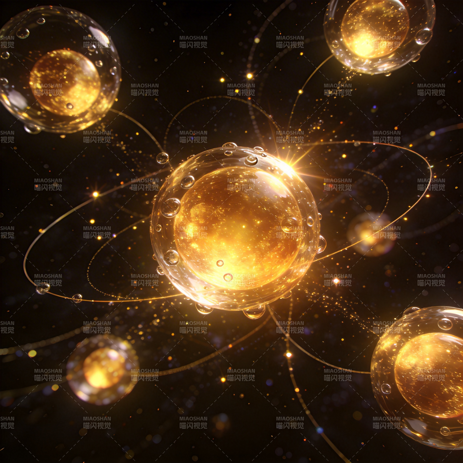 金色星环宇宙图片