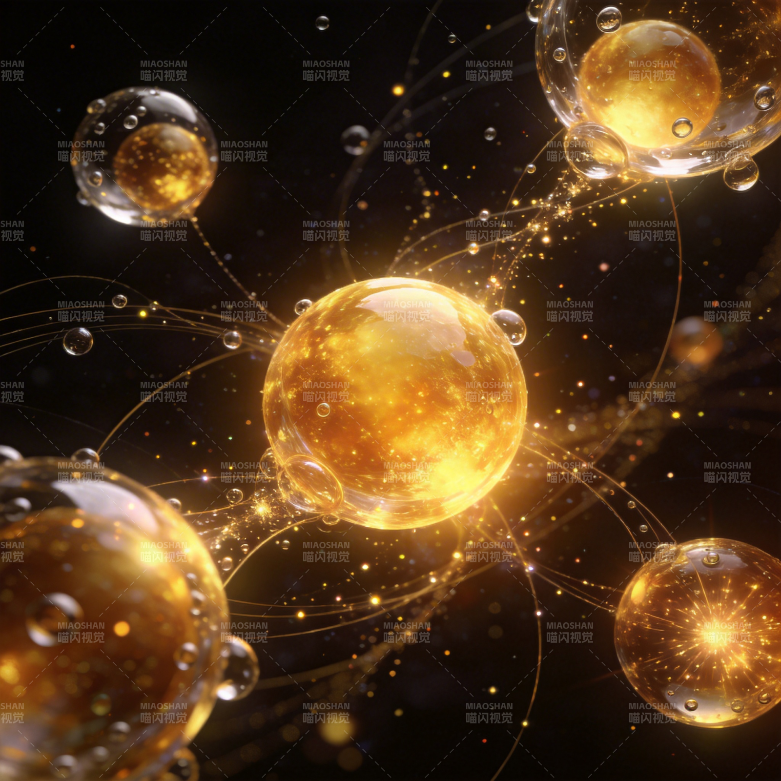 金色光球宇宙图片