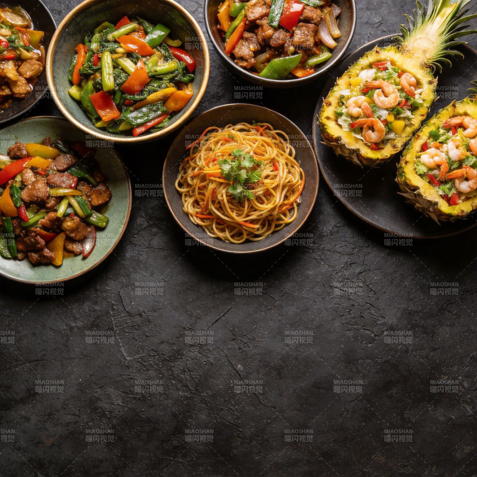 美味佳肴盛宴图片