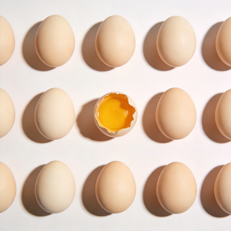 蛋中一破 黄流涌出图片