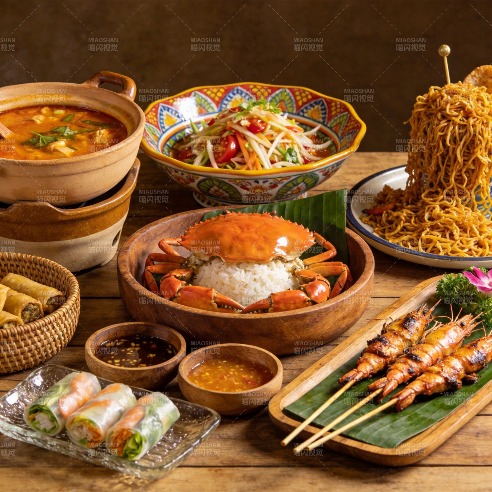 泰式美食盛宴图片
