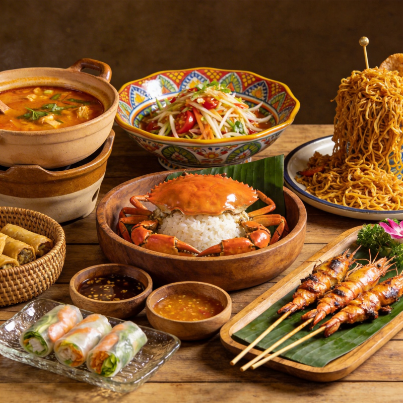 泰式美食盛宴图片