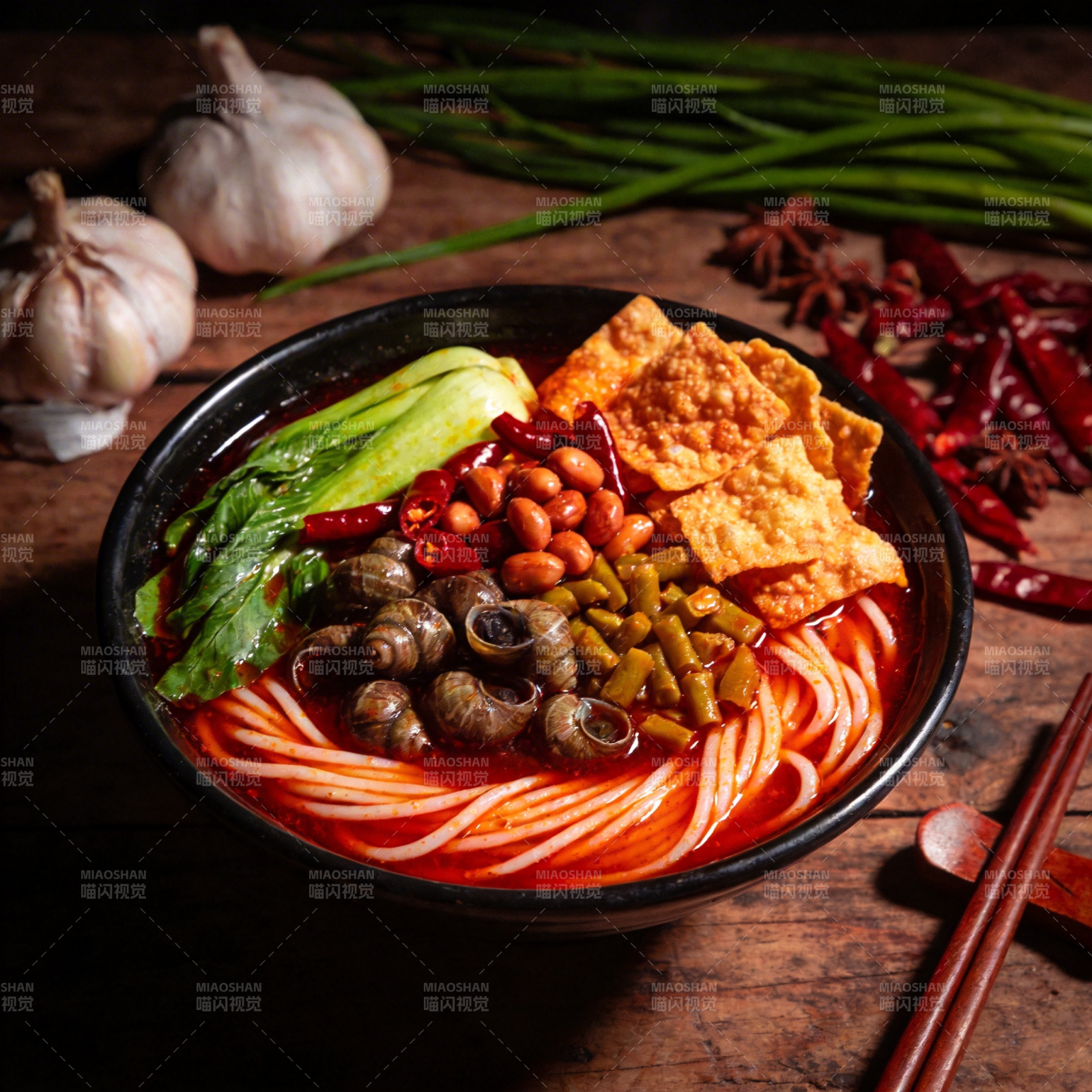 麻辣螺蛳粉图片