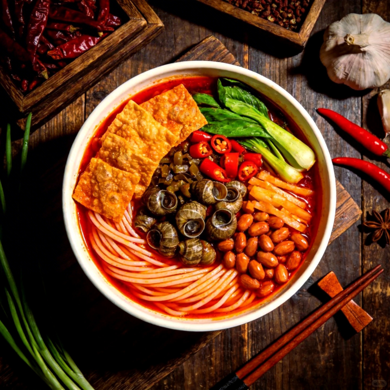 辣味螺蛳粉图片
