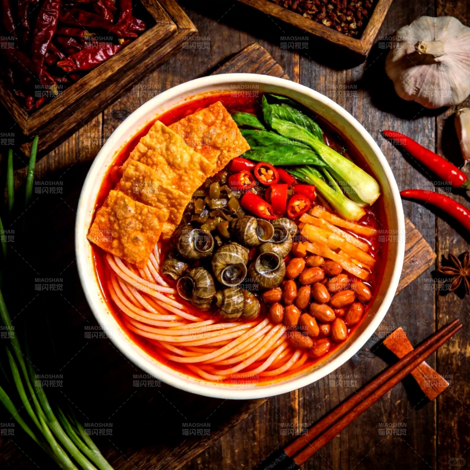 辣味螺蛳粉图片