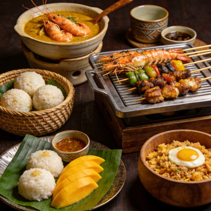 泰式美食盛宴图片