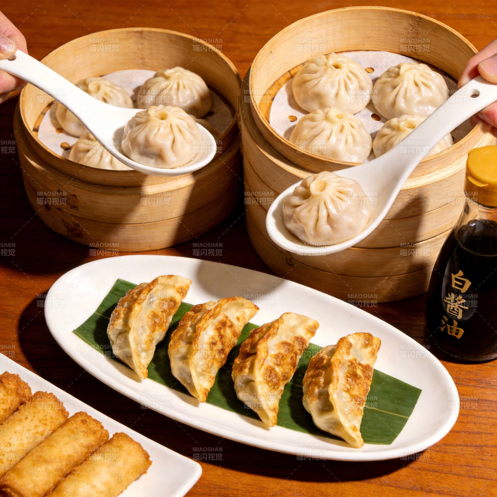 美味中式点心拼盘图片