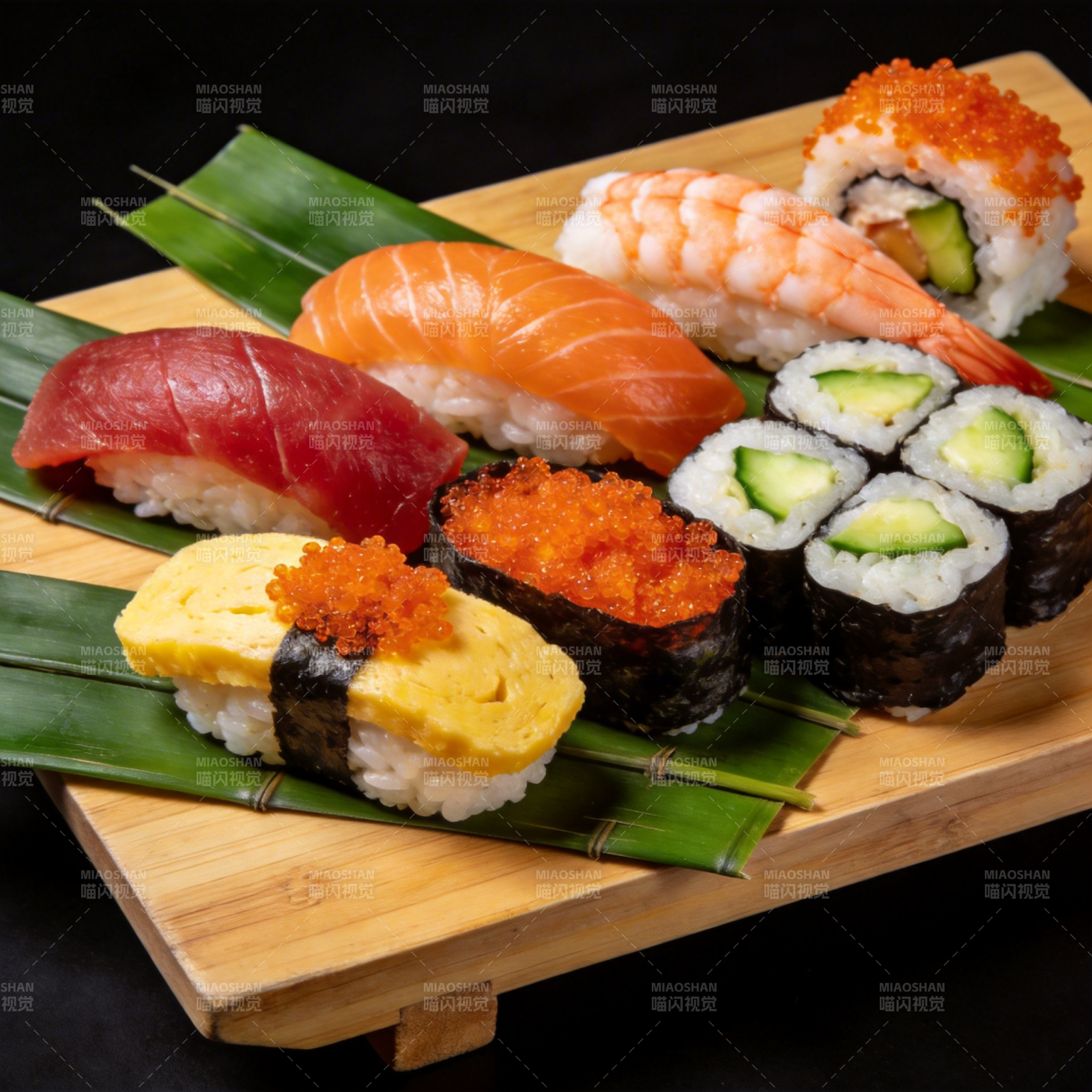 精致寿司拼盘图片