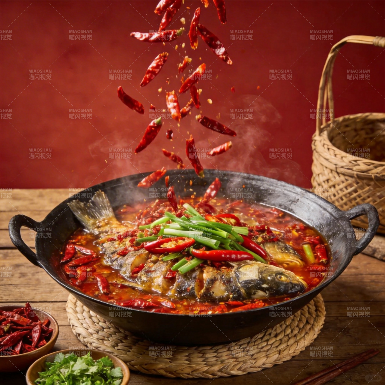 麻辣鲜香鱼锅图片