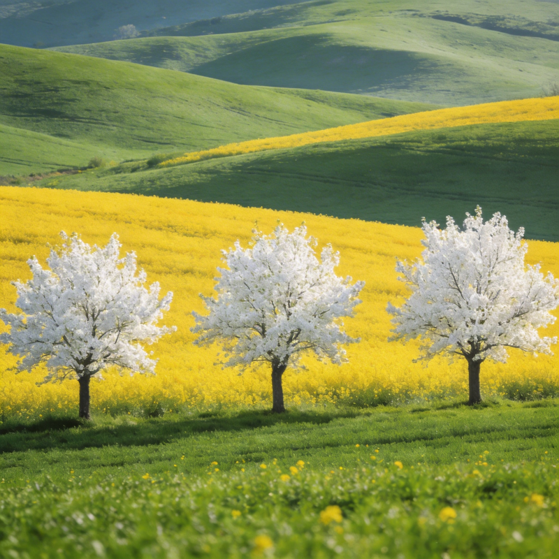 春日花海三树图图片