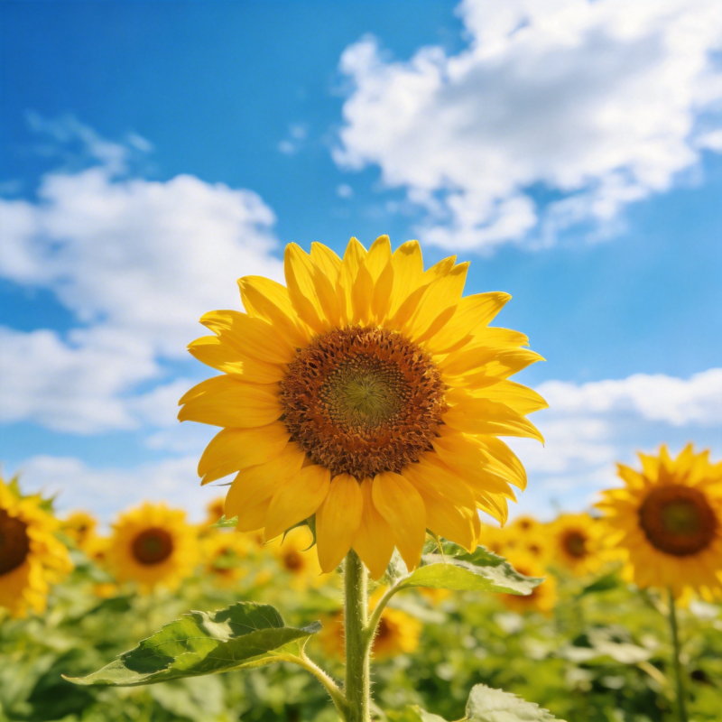 向日葵盛开图片