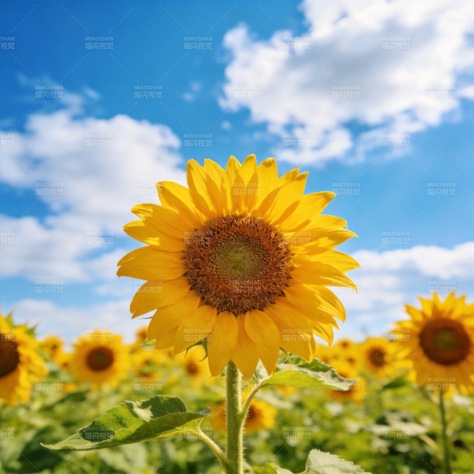 向日葵盛开图片