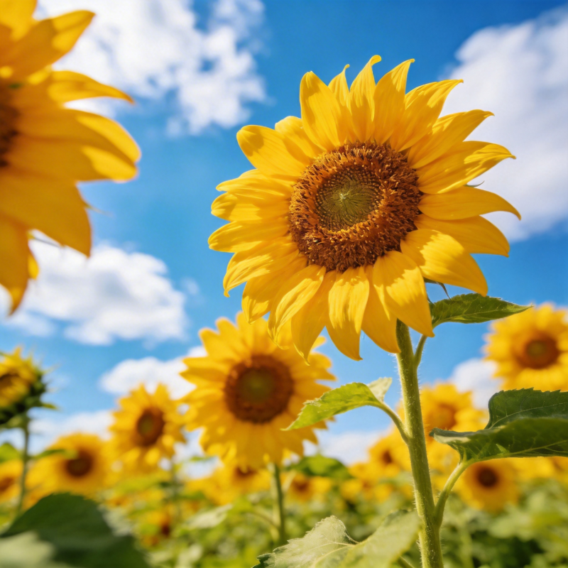 向日葵盛开图片