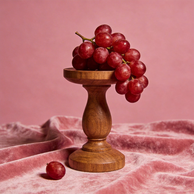 红葡萄静物图片