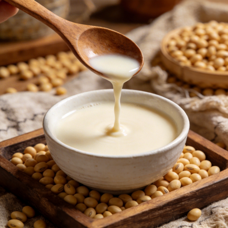 豆浆倾注瞬间图片