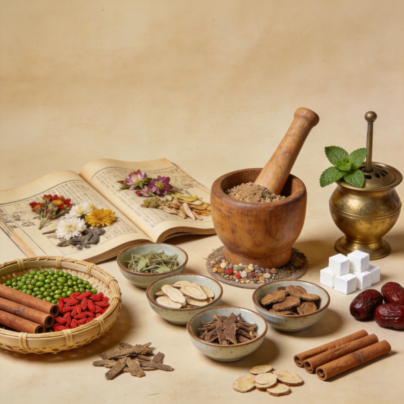本草药香古韵图片