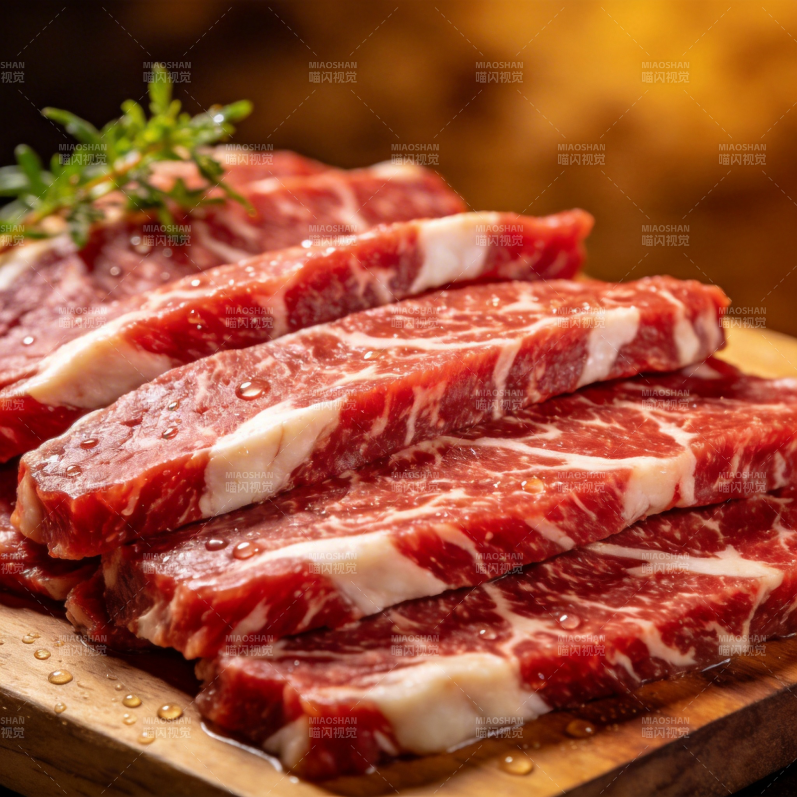 鲜嫩牛肉片图片