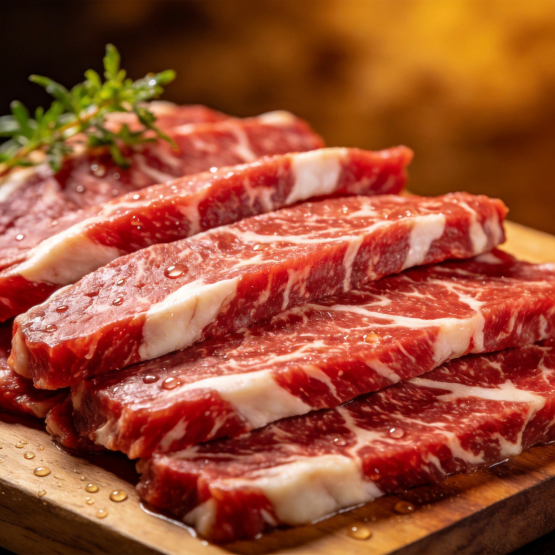 鲜嫩牛肉片图片