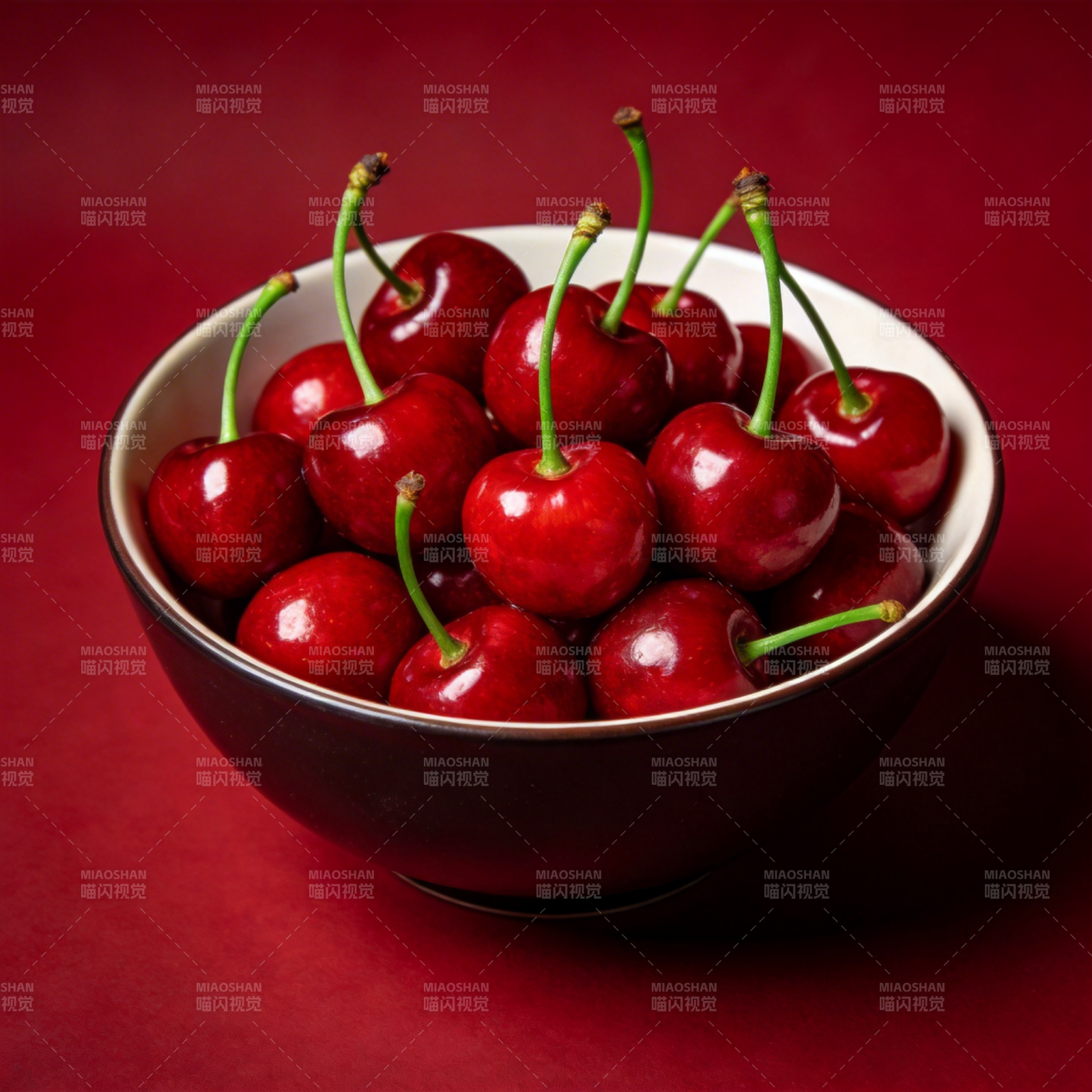 红樱桃满碗图片