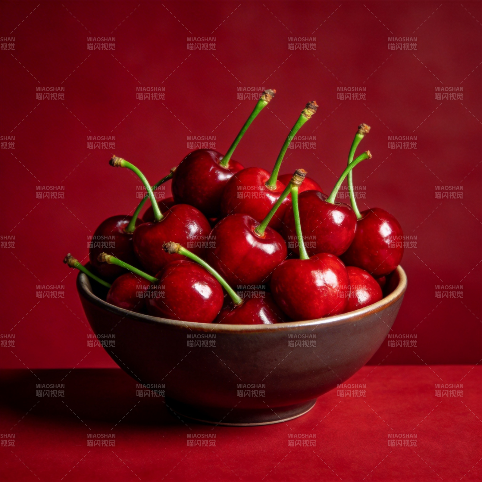 红樱桃满碗图片