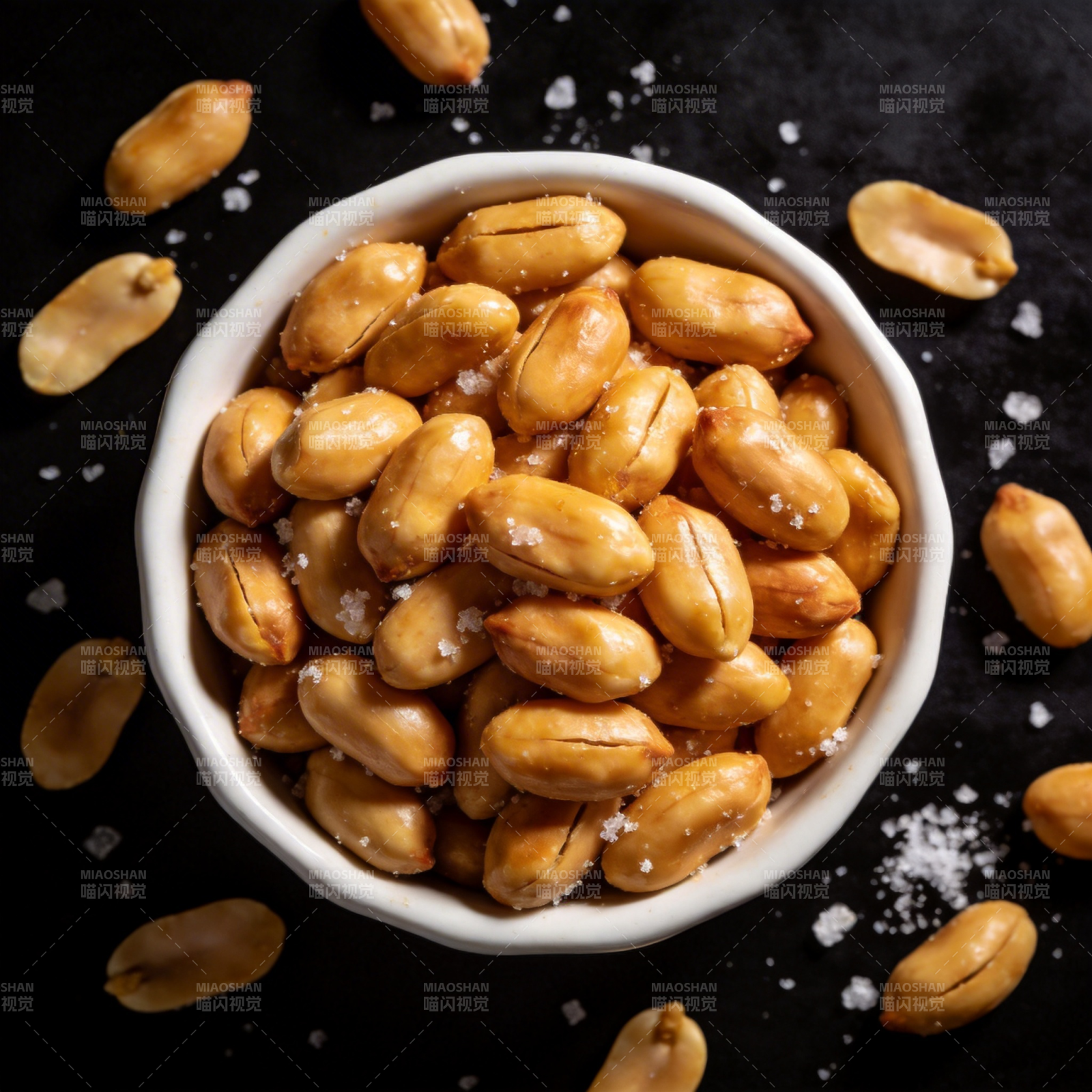 盐焗花生图片